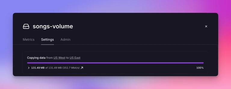 There’s a new flow when copying your volumes from region to region