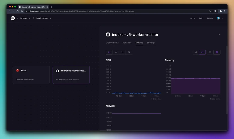 Look out for V2 service-level metrics, which are far more performant than V1 metrics