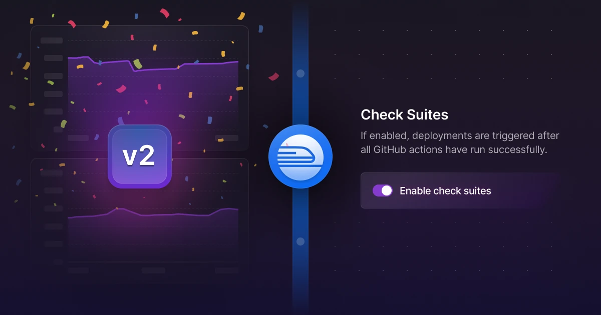 Metrics v2, Check Suites, and Scaling Railway changelog image