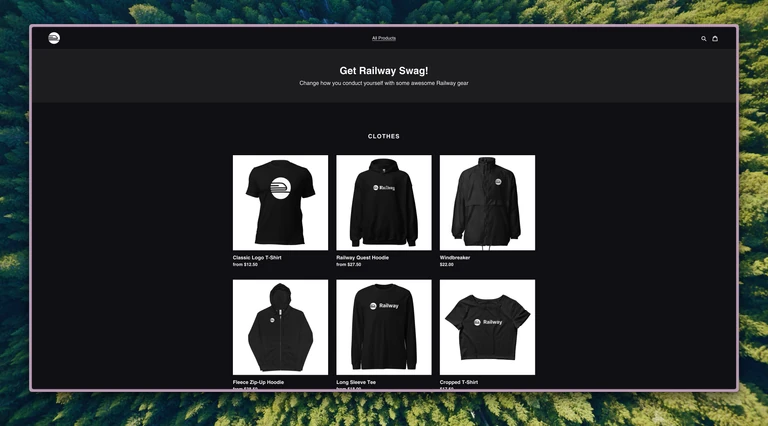 Get yourself some new Railway swag today!