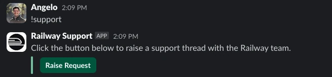 The first iteration of the Slack bridge required hitting the !support bang tag …