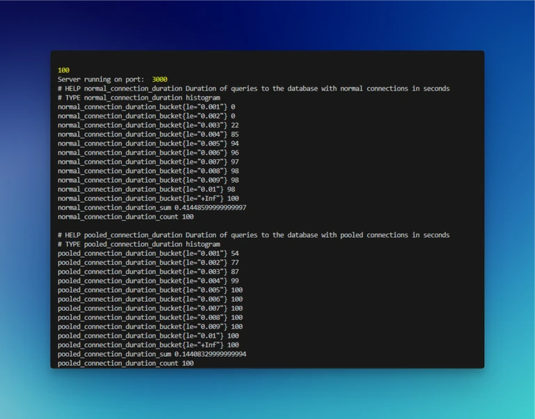 Observing data from Prometheus metrics endpoint