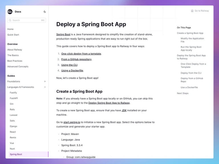 Check out this Spring Boot deployment guide and the many others we shipped this week!