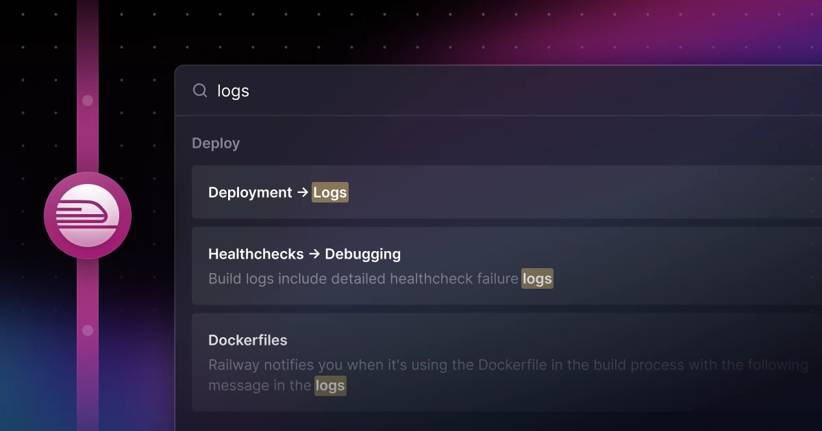 Docs Search, Docs Copy Updates, Pricing and Packaging RFC changelog image