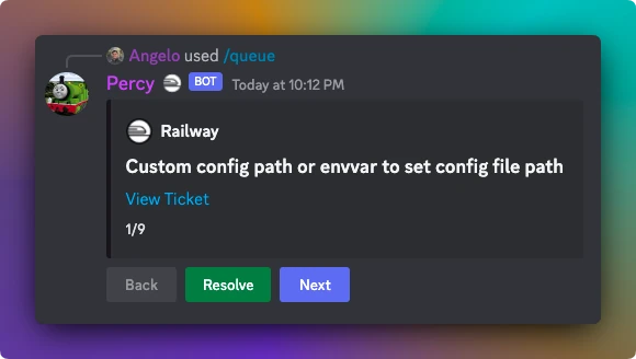 Discord queue system