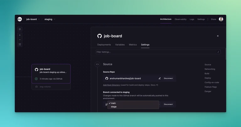 Updating the branch in staging