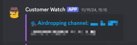 Internal notification that a team has reached the threshold to get a Slack channel airdropped to them