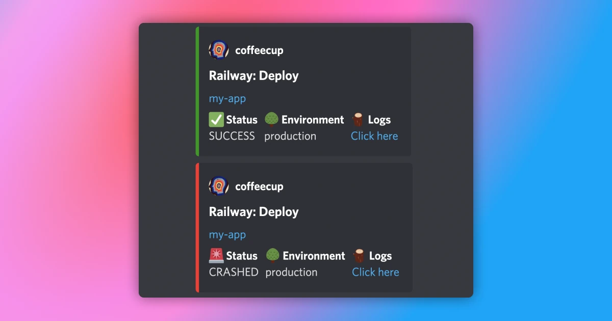 Webhook Crash Notifications, Supercharged Command Palette, and Monorepo Blog Post changelog image