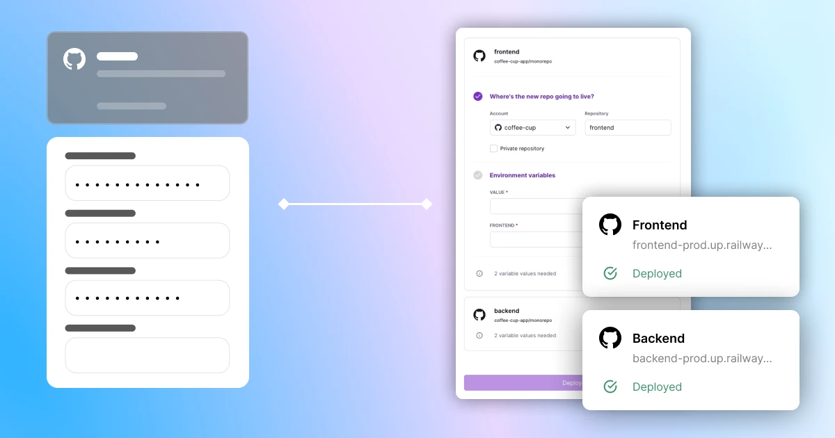 Multi-Service Templates, Template Codes, and Create Template from Project changelog image