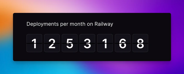 The Features page has real, live-updating stats