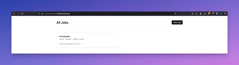 Accessing Job Board from custom domain