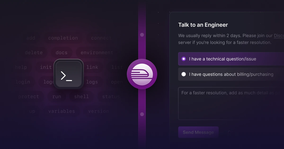 Talk to an Engineer, RFC for New CLI, Fast Logs changelog image
