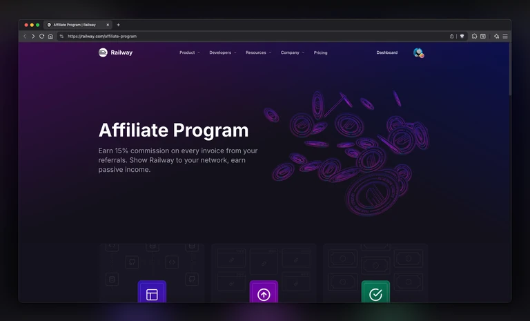 We’ve launched a brand new Railway Affiliate Program