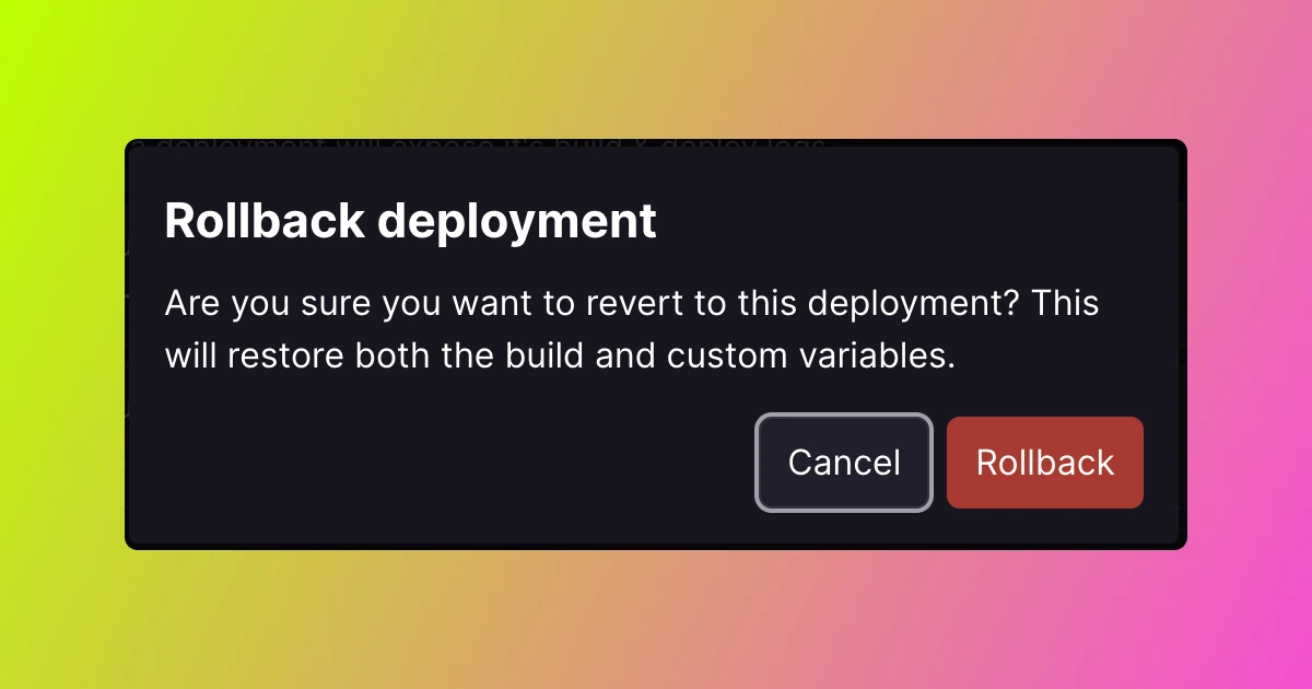 Rollbacks, Starter Pages, and Updated Sidebar changelog image