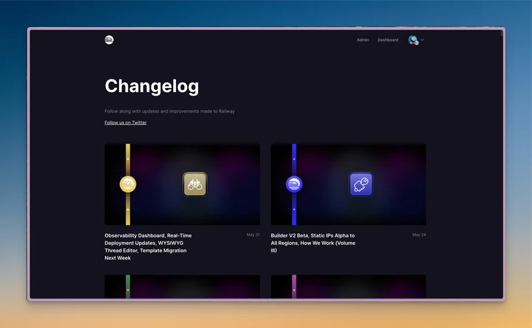 The Railway Changelog has been published weekly for more than 200 weeks