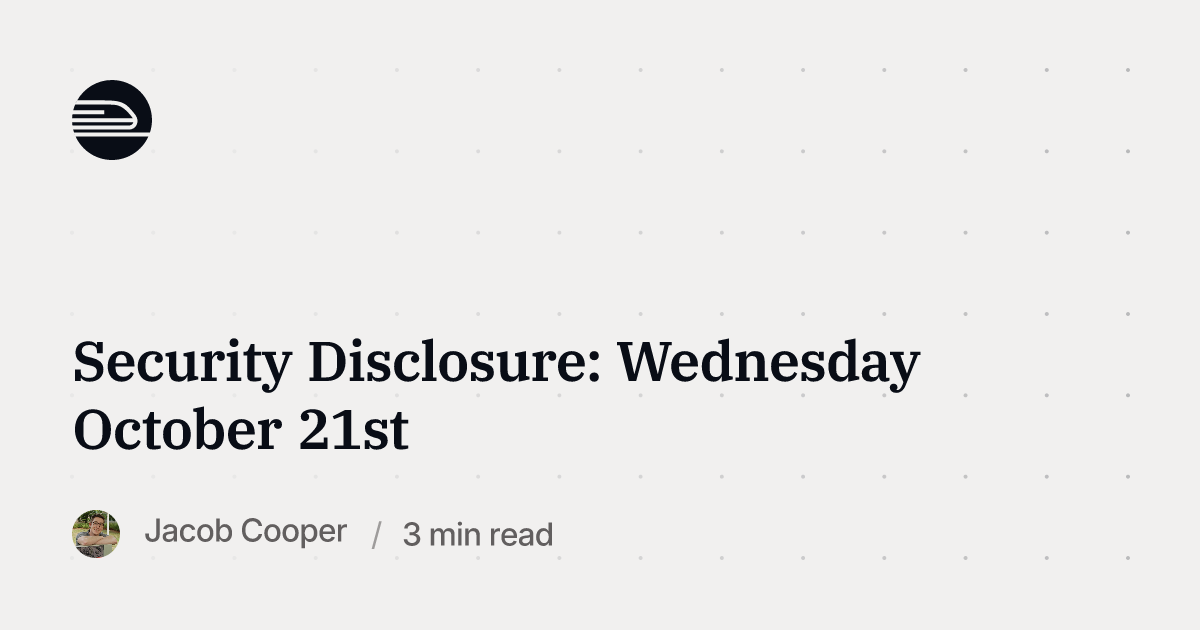 Railway Security(Compromise) Disclosure