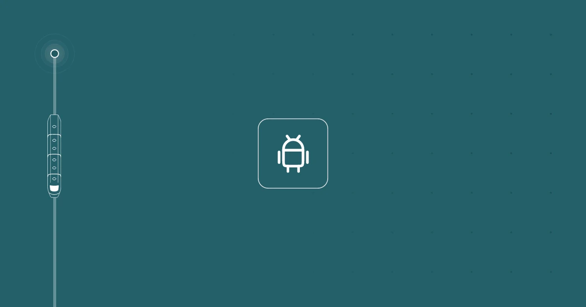 Changelog graphic using AndroidIcon icon in teal