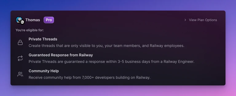 The new support experience revolves around the Railway Help Station