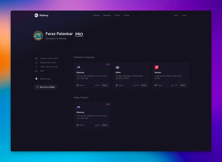 Public Profiles may be enabled in Account Settings