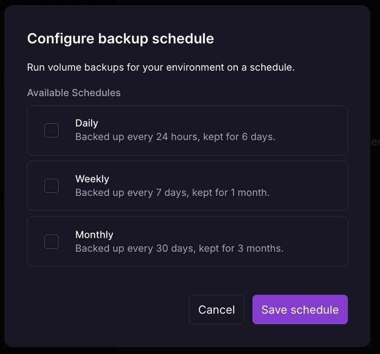 MySQL backups